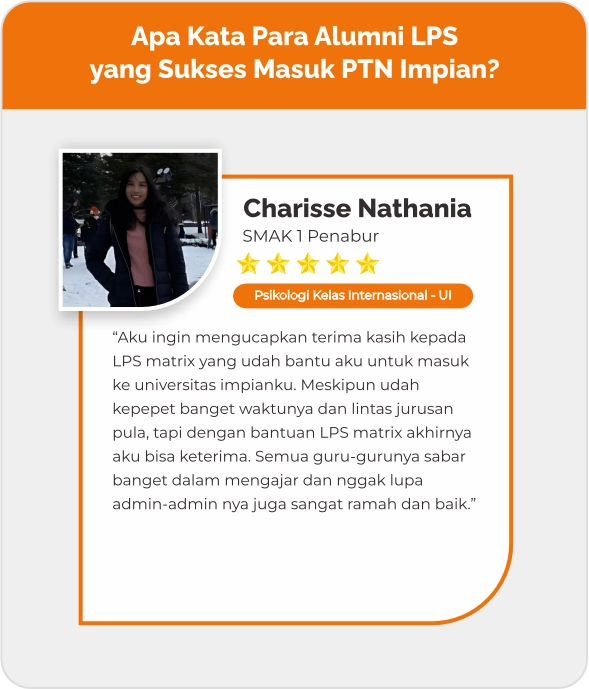 Image Siswa Sukses Charisse