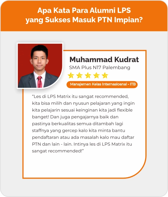 Image Siswa Sukses Kudrat